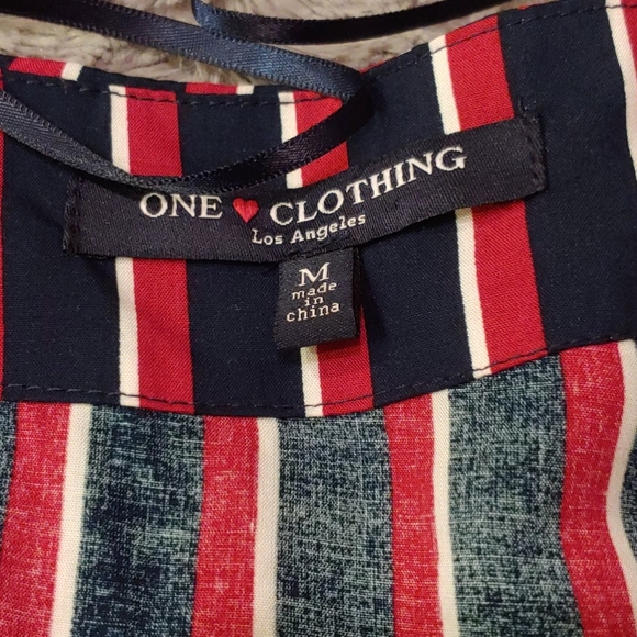 Red, White, and Blue Short Blouse - Picture 5 of 5